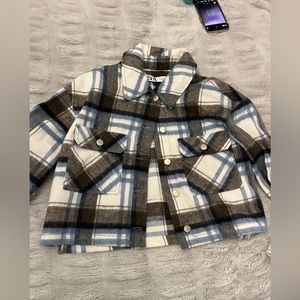 zara flannel jacket
